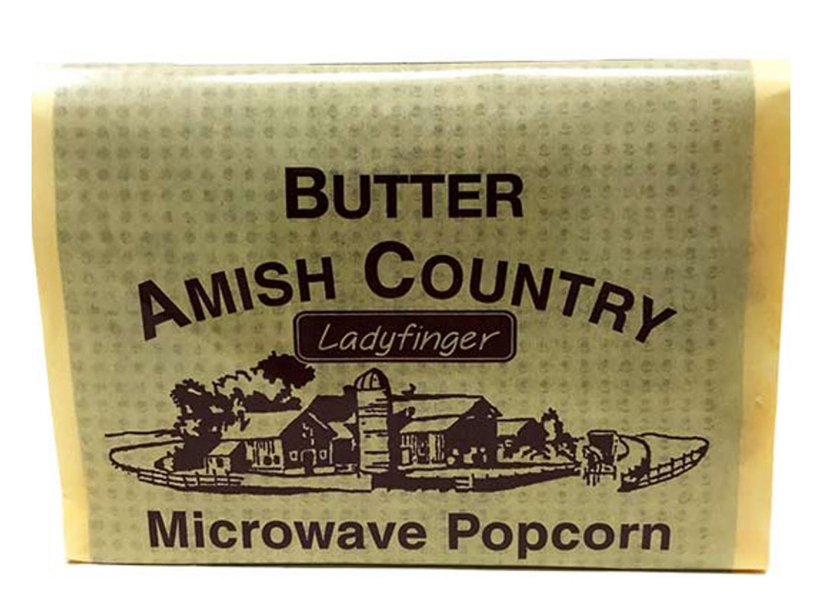 Ladyfinger Butter Microwaveable Popcorn - 3 count