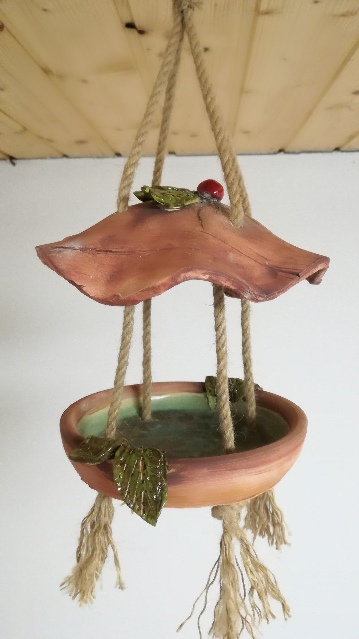 (T) "Bird Feeder" Pottery Class - Tuesday October 22nd from 6 to 8pm