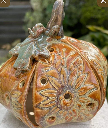 (F) "Pumpkin & Ghost" Pottery Class - Tuesday, September 22nd from 1 to 3pm