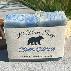 Lil Bear Soap - Clean Cotton