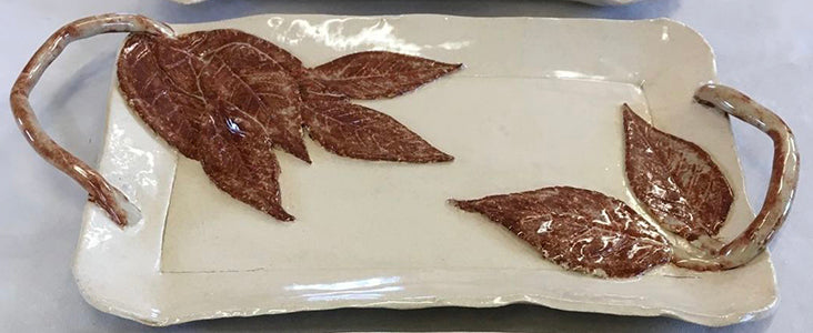 (N) "Leaf Tray" Pottery Class - Thursday October 8th from 6 to 8pm