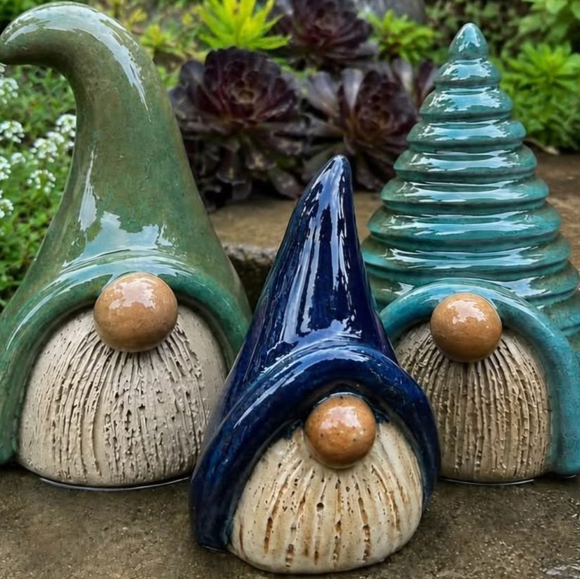 (M) "Gnomes or SANTA" Pottery Class - Tuesday Nov. 24th from 1 to 3 pm