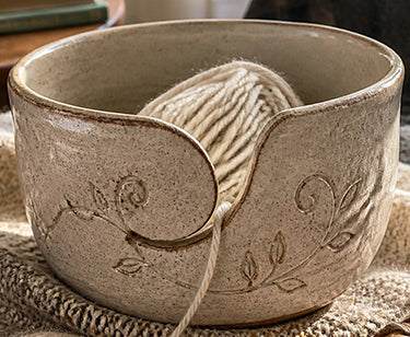 (K2) "Yarn Bowl" Pottery Class - Tuesday Nov. 17th from 6 to 8 pm