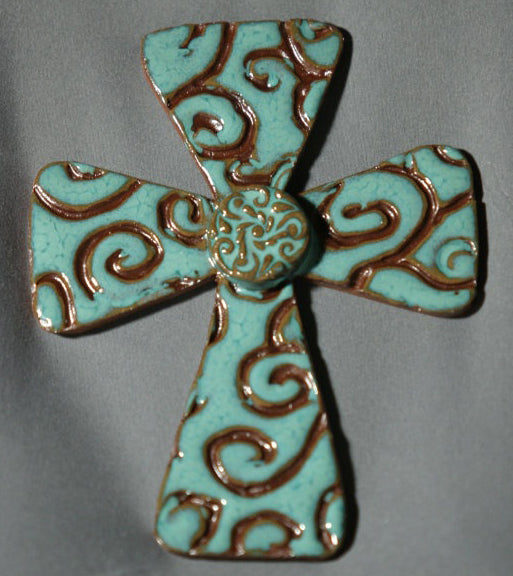 (F) "Crosses" Pottery Class - Wednesday Nov. 4th from 1 to 3 pm