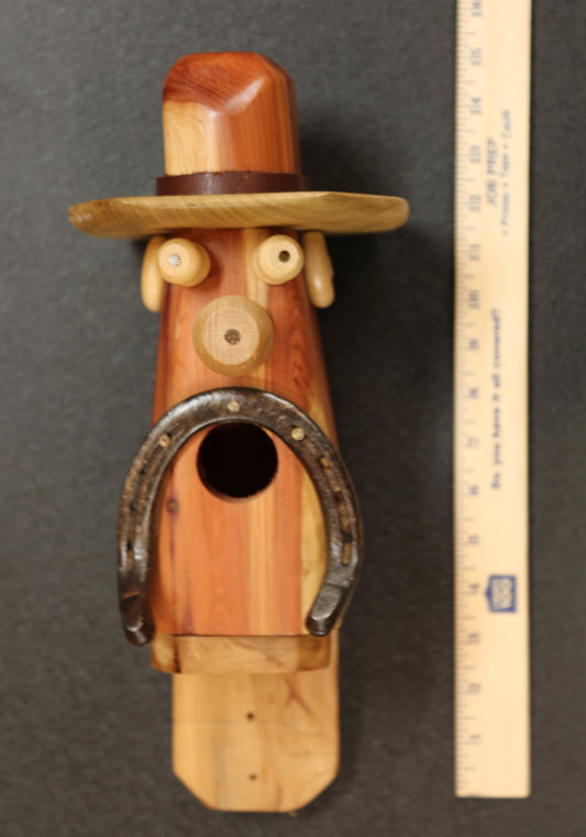 Character Birdhouse - Cowboy