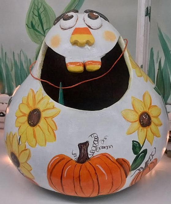 (O15) "HALLOWEEN" Gourd Painting - Thursday October 15th from 6 to 8 pm