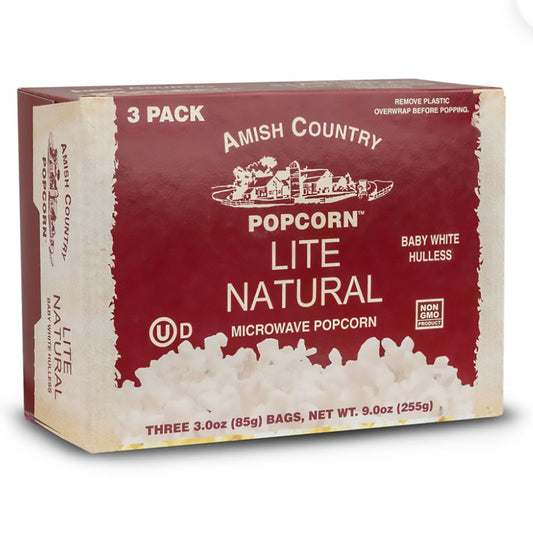 Lite Natural Microwaveable Popcorn - 3 count