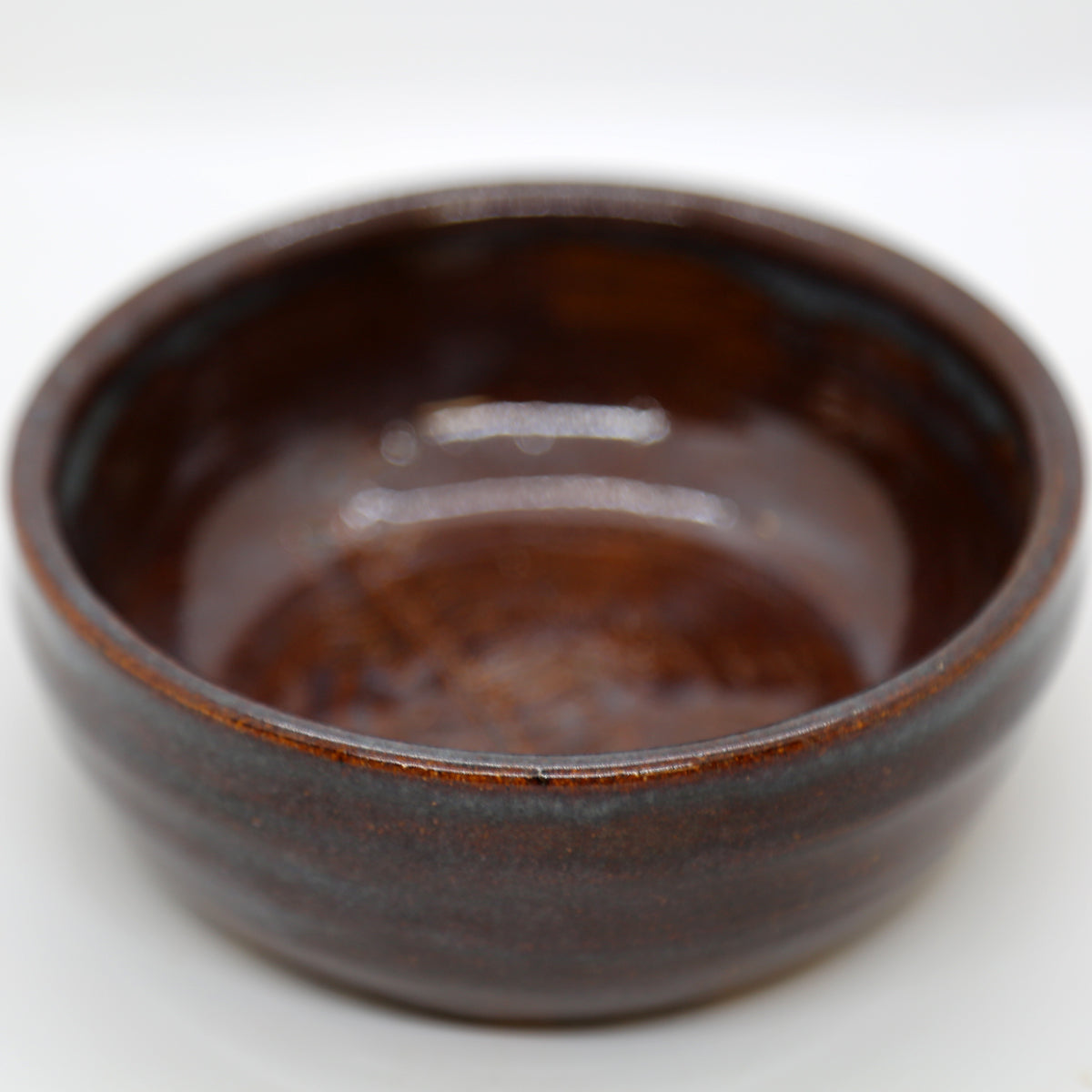 Pottery - Decorative Bowl with Etched Fern Leaf