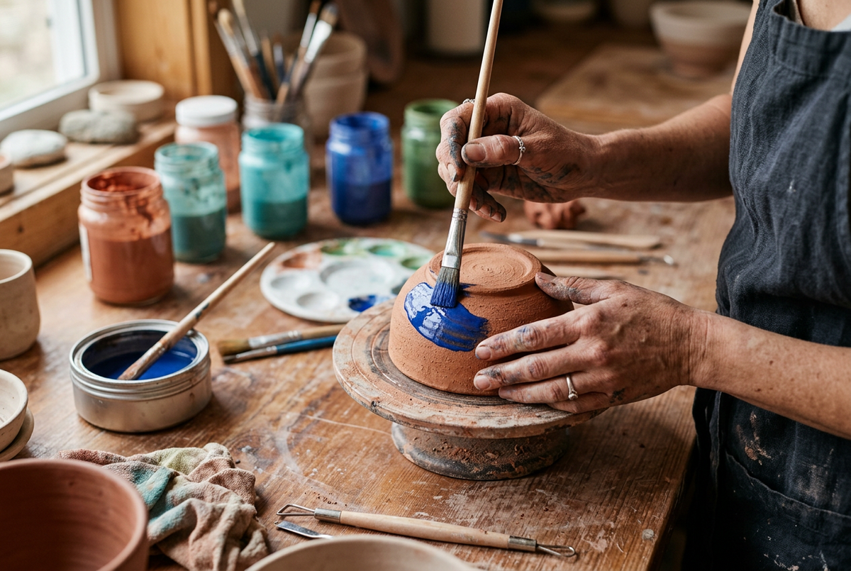 (A) GLAZE only Pottery Time - Purchase Only if not doing another class. (Effective 11-1-26)