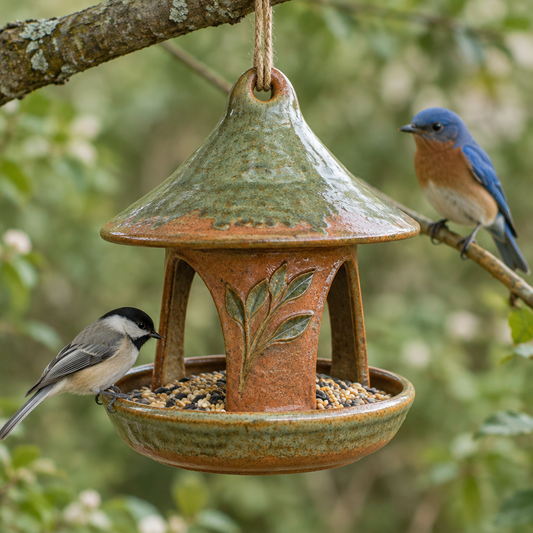 (P) "Bird Feeder" Pottery Class - Tuesday October 20th from 1 to 3pm